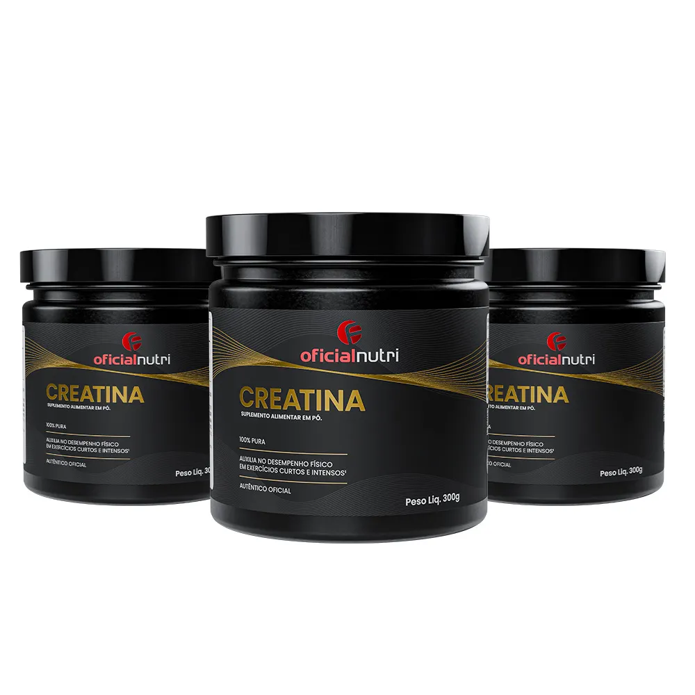 Kit Creatina 300g (3 Potes)